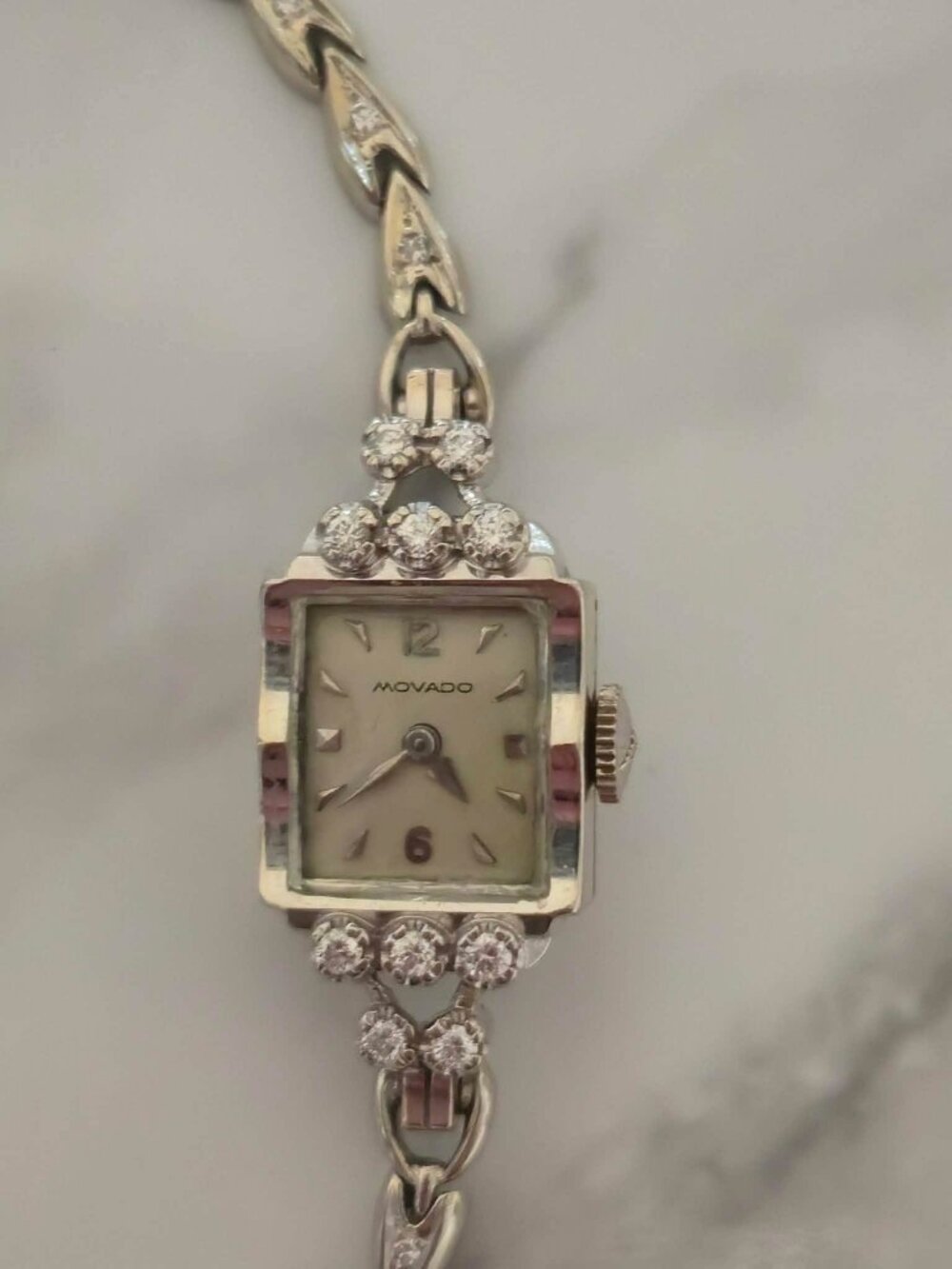 Movado Vintage 14K Gold Ladies Watch